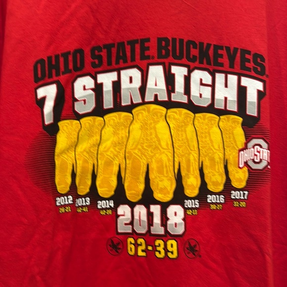 NWT Ohio State 7 Straight Gold Pant Victory from 2018 size 2XL - Picture 1 of 6